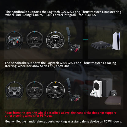 Sim Racing Handbremse - Schwarz