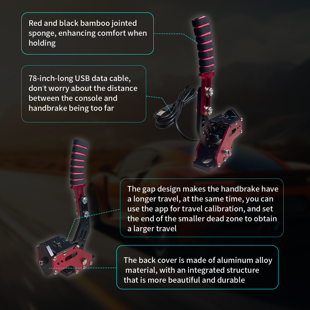 Sim Racing Handbremse - Rot