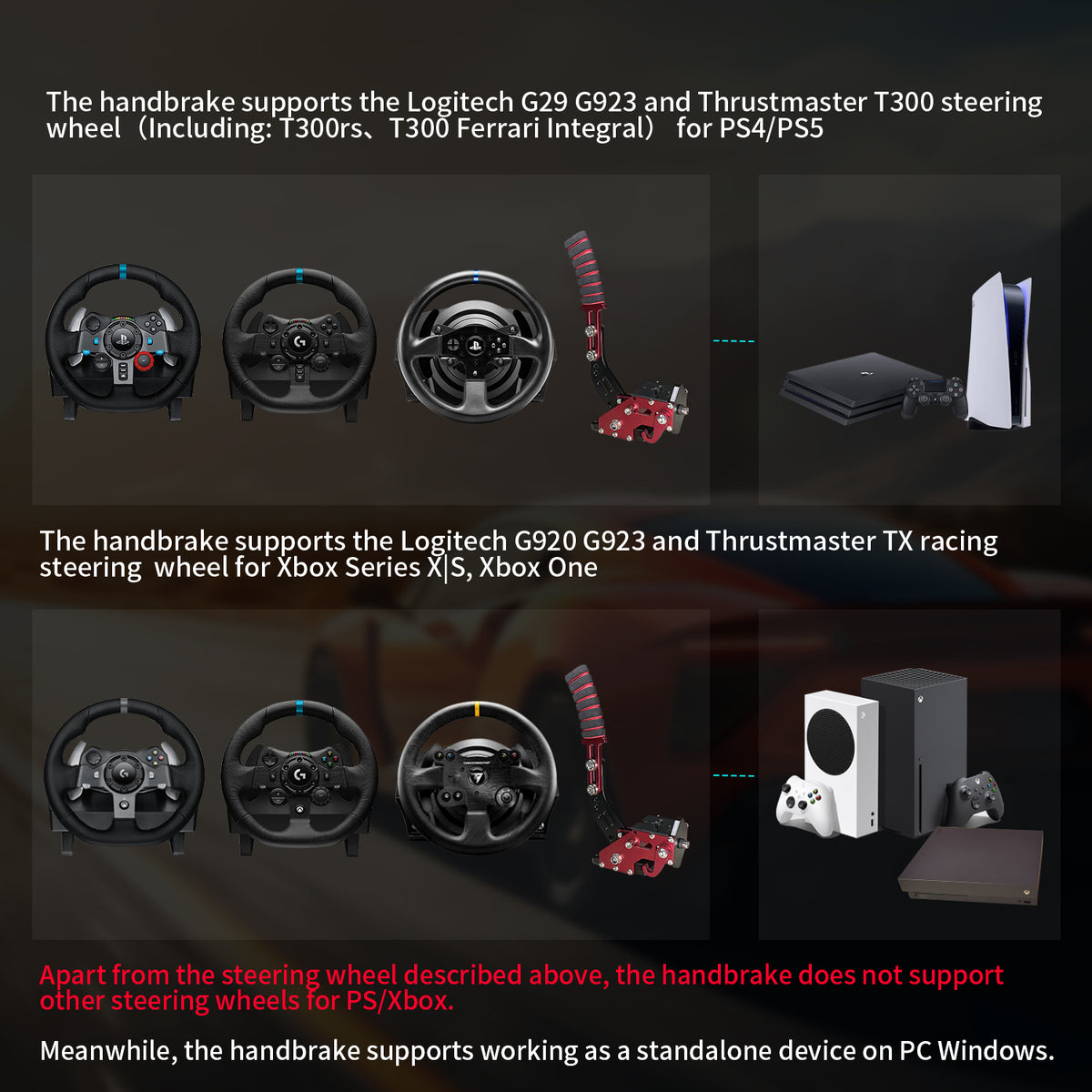 Sim Racing Handbremse - Rot